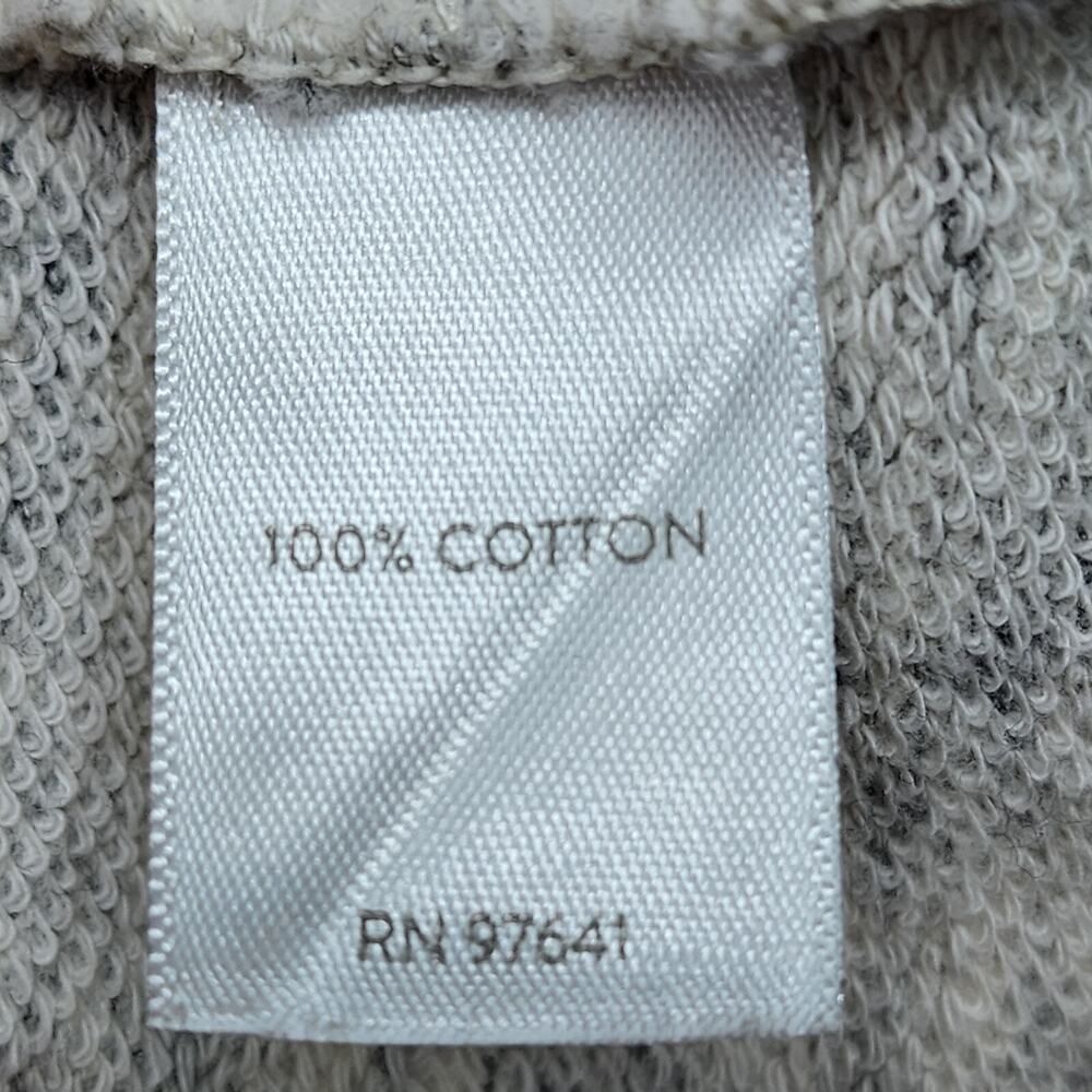 Pure Jill Sweatshirt MEDIUM Light Gray Cowl Neck Cotton Soft Touch Pockets - Picture 11 of 15